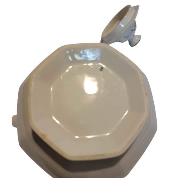 Sugar bowl JOHNSON BROTHERS MADISON LIDDED SUGAR BOWL floral pink floral vintage - Picture 9 of 10